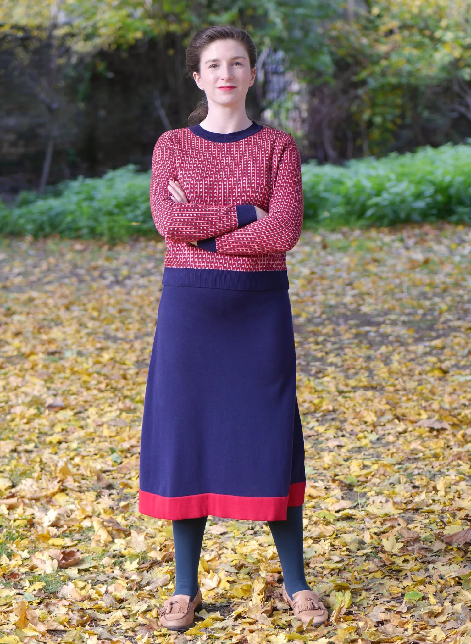 Alba Knitted Jumper - Red Rocket