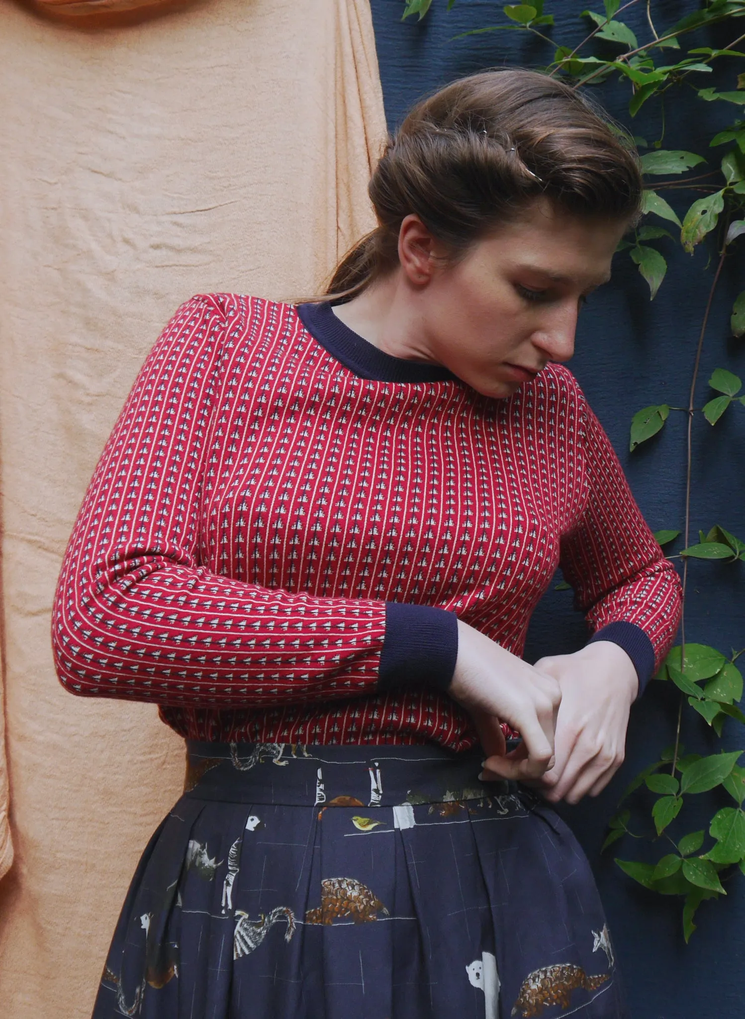 Alba Knitted Jumper - Red Rocket