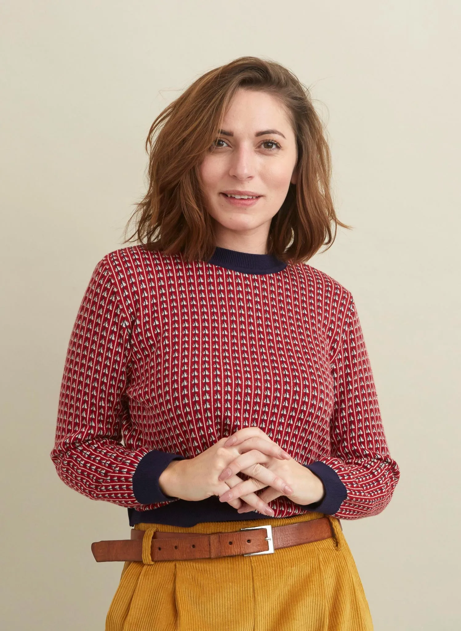 Alba Knitted Jumper - Red Rocket