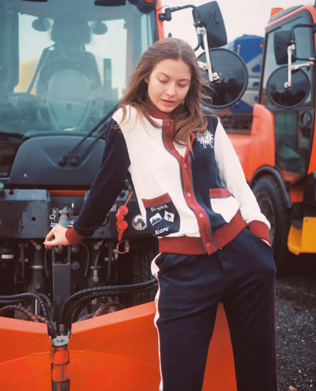 'Après Ski' Cabana Jacket (Navy)
