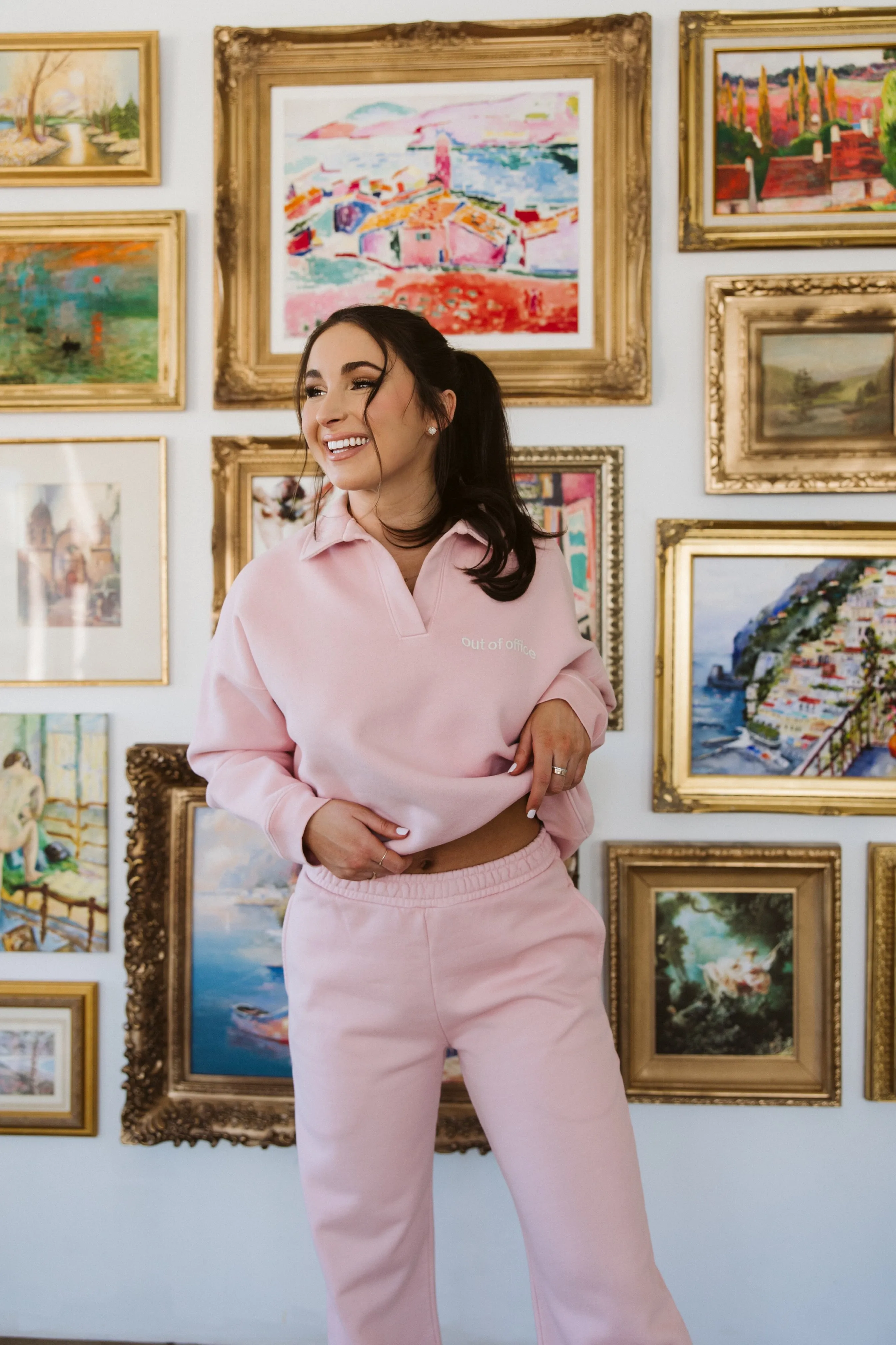 Flare Pant in Blush