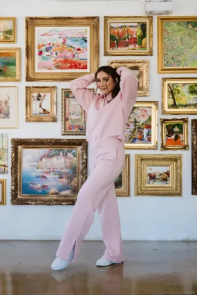 Flare Pant in Blush