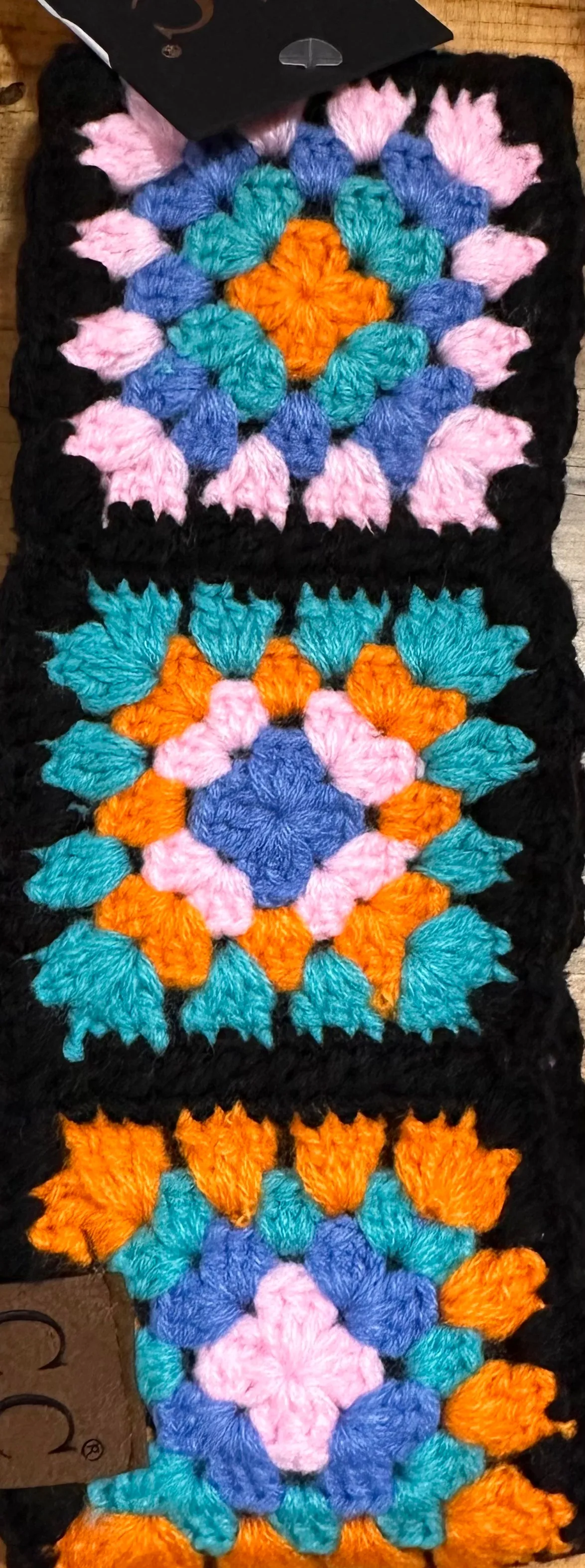 Fuzzy Lined Crochet Head Wrap By C.C Beanie