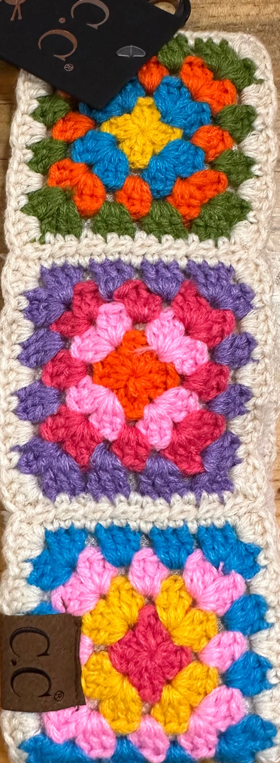 Fuzzy Lined Crochet Head Wrap By C.C Beanie