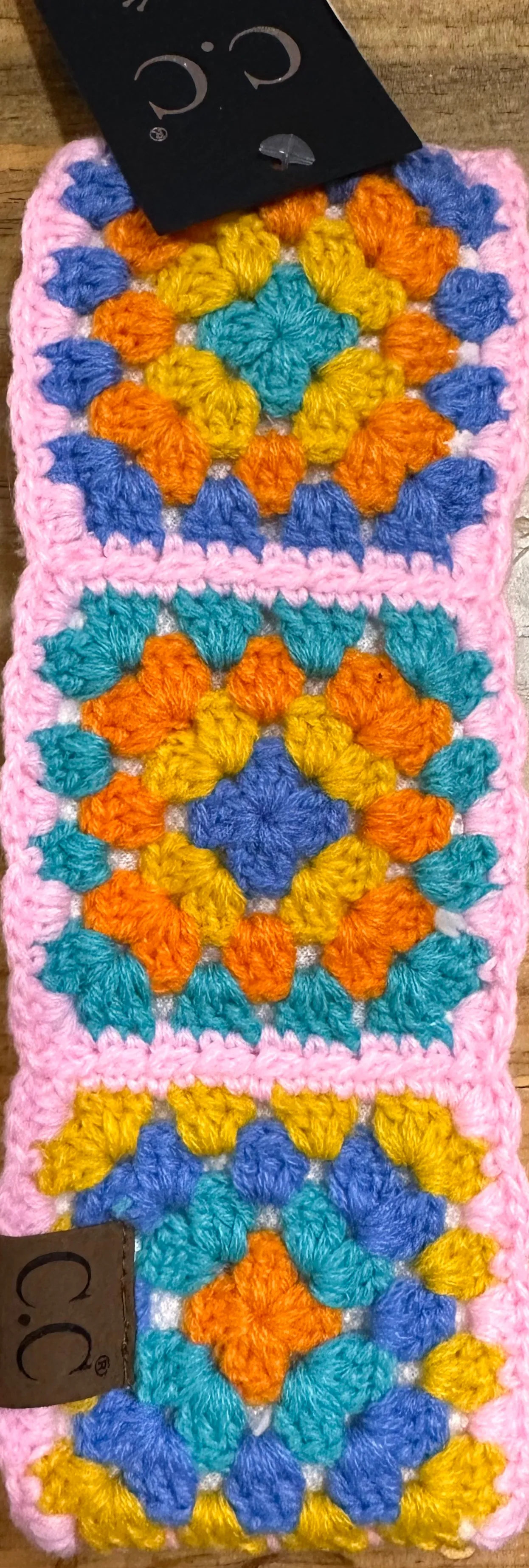 Fuzzy Lined Crochet Head Wrap By C.C Beanie