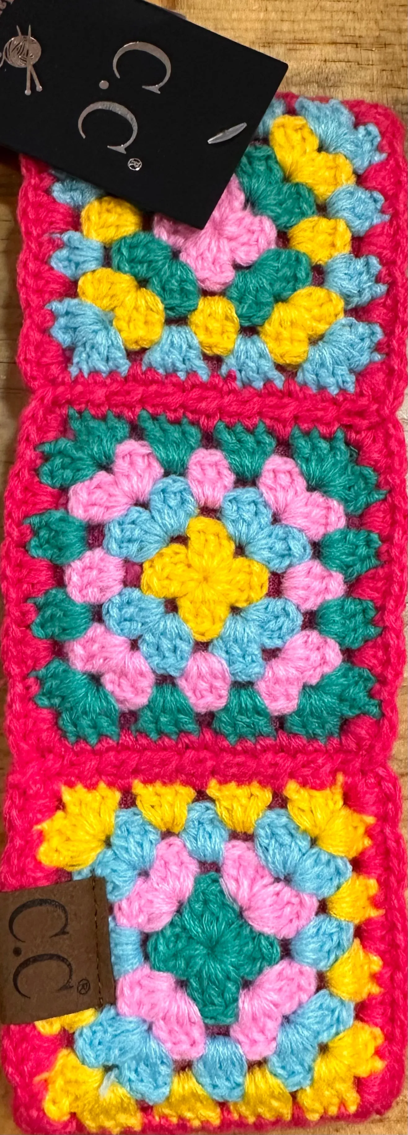 Fuzzy Lined Crochet Head Wrap By C.C Beanie
