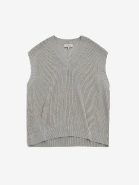 Studio Nicholson Coe 5G Knitted Vest - Grey Marl