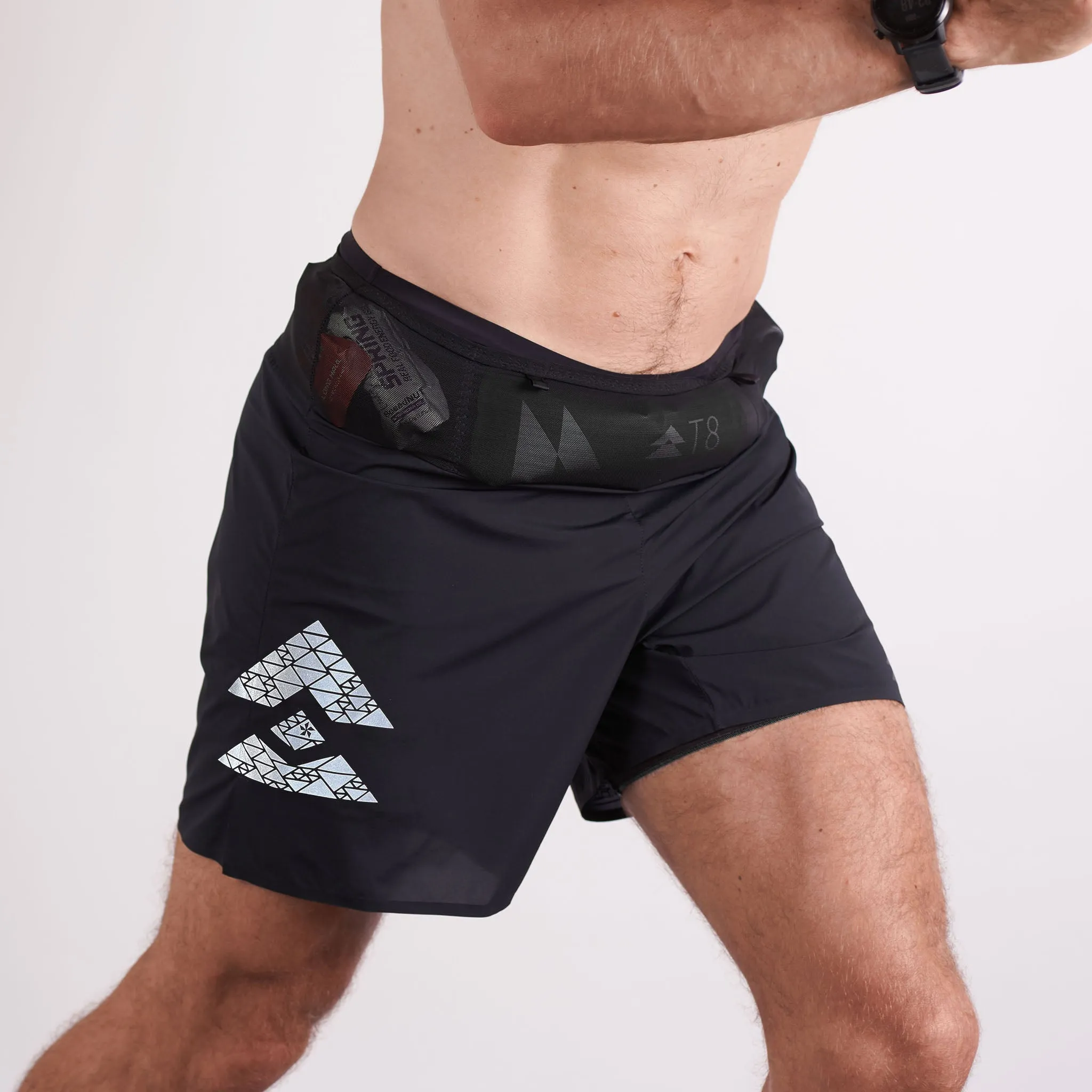 T8 - Sherpa Shorts V2 - Black - Men's